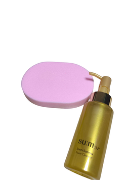 Идеальный спонж для демакияжа" La :mon" cleansing sponge  151 фото
