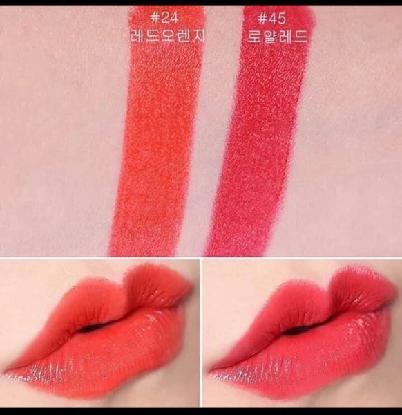 Помада Тон 24 Red Orange &mdash; &laquo;Красный с апельсиновым акцентом&raquo; "The History of Whoo" Gongjinhyang: Mi Luxury Lip Rouge 237 фото